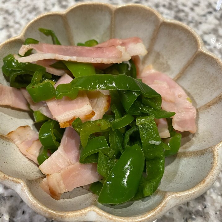 レンジで簡単!洋風無限ピーマン